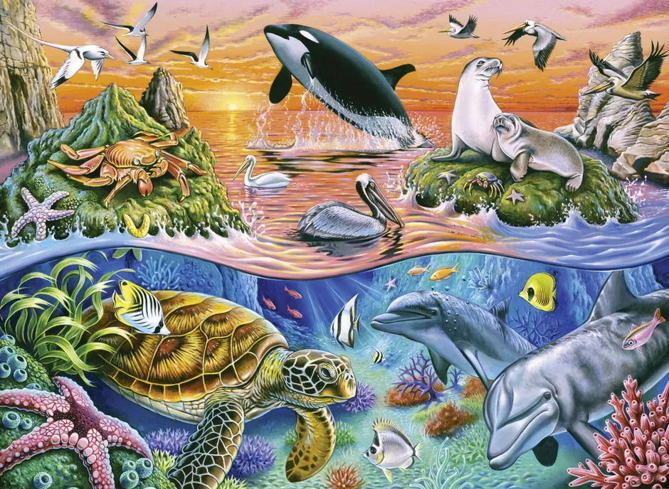 100 pc Puzzle - Beautiful Ocean