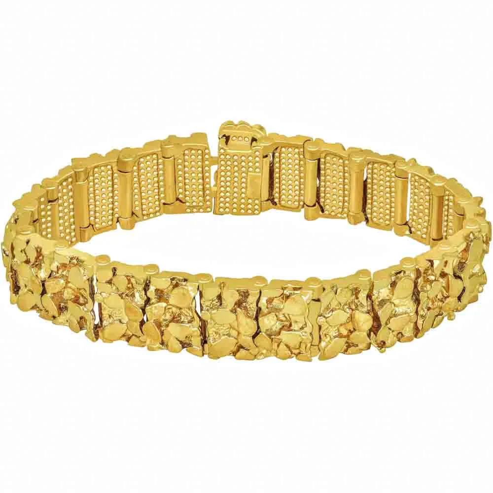 16mm Medium Nugget Bracelet