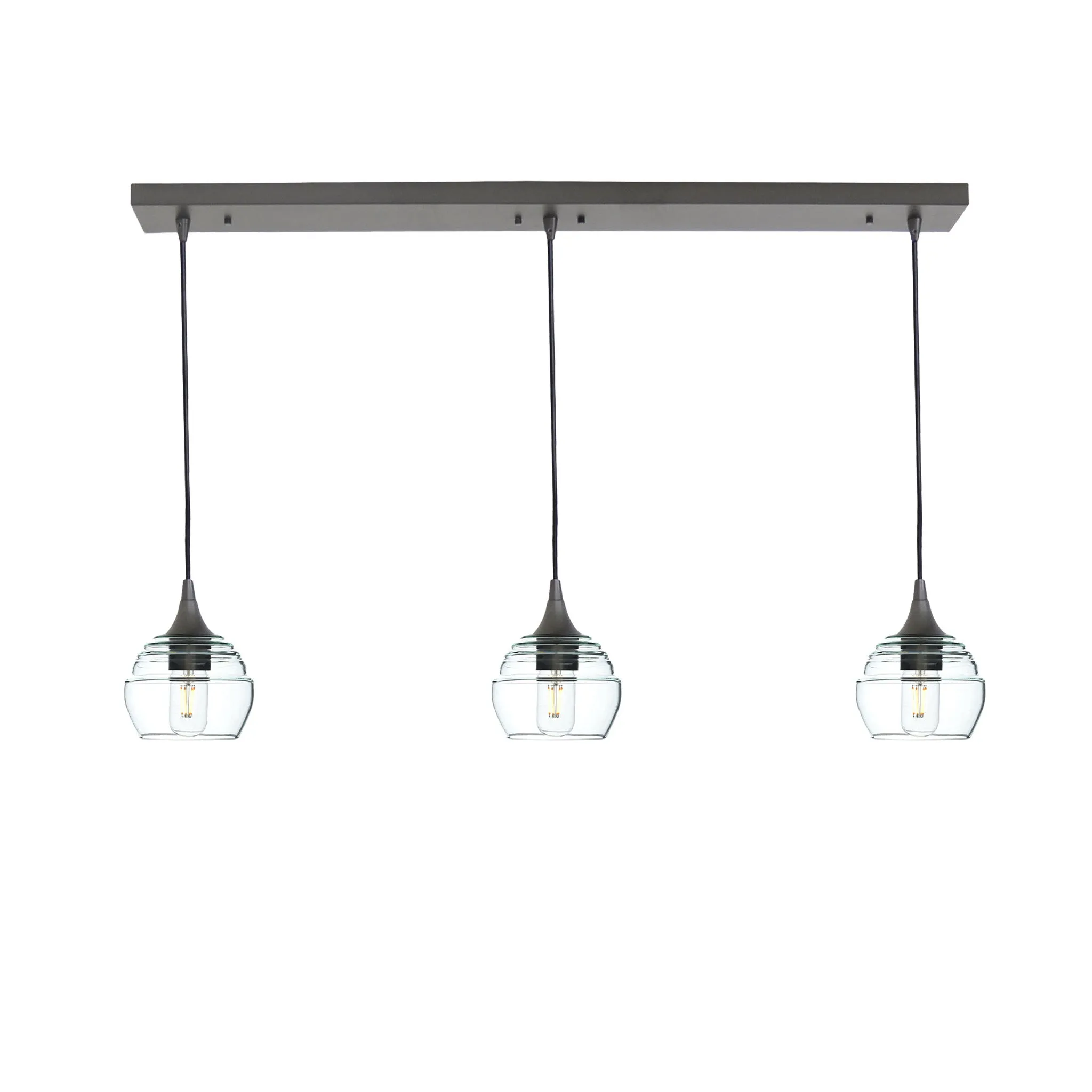 301 Lucent: 3 Pendant Linear Chandelier