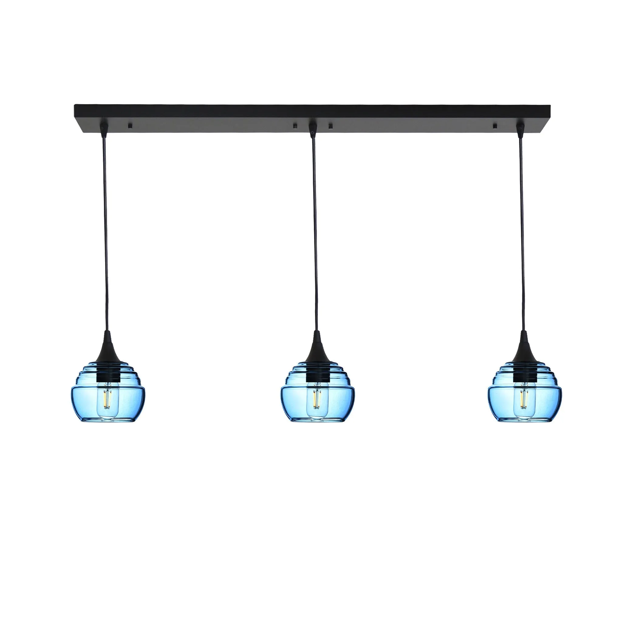 301 Lucent: 3 Pendant Linear Chandelier