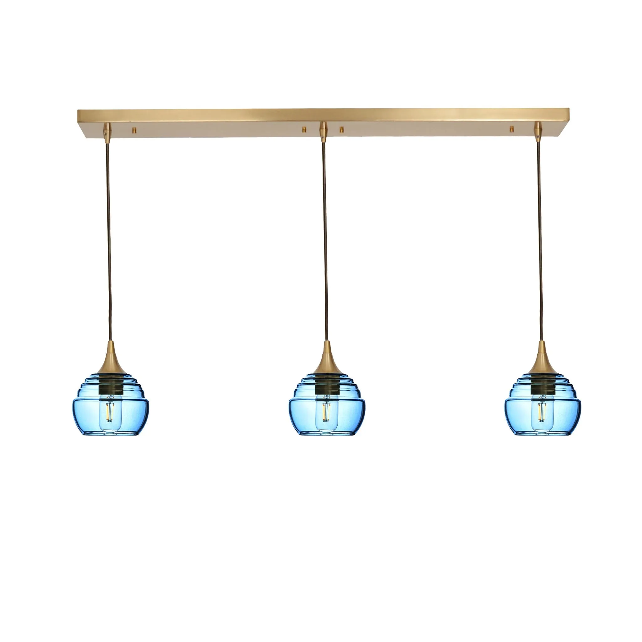 301 Lucent: 3 Pendant Linear Chandelier