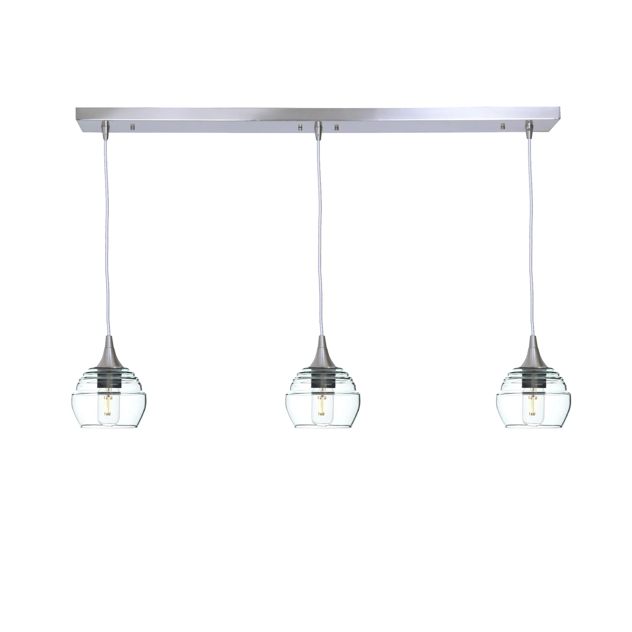 301 Lucent: 3 Pendant Linear Chandelier