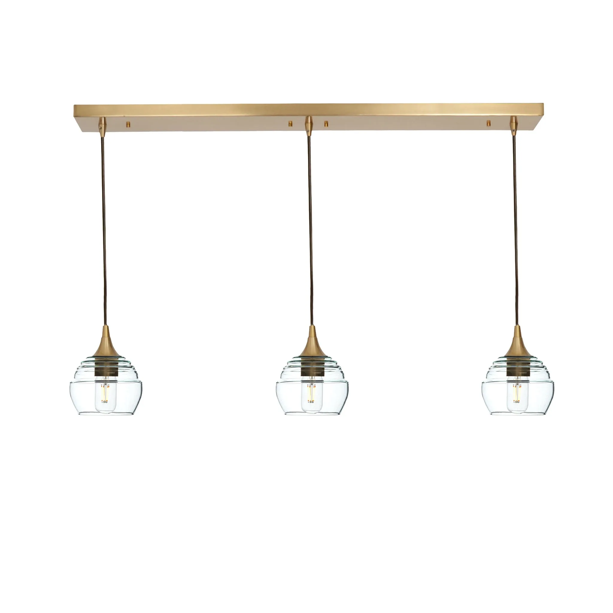 301 Lucent: 3 Pendant Linear Chandelier