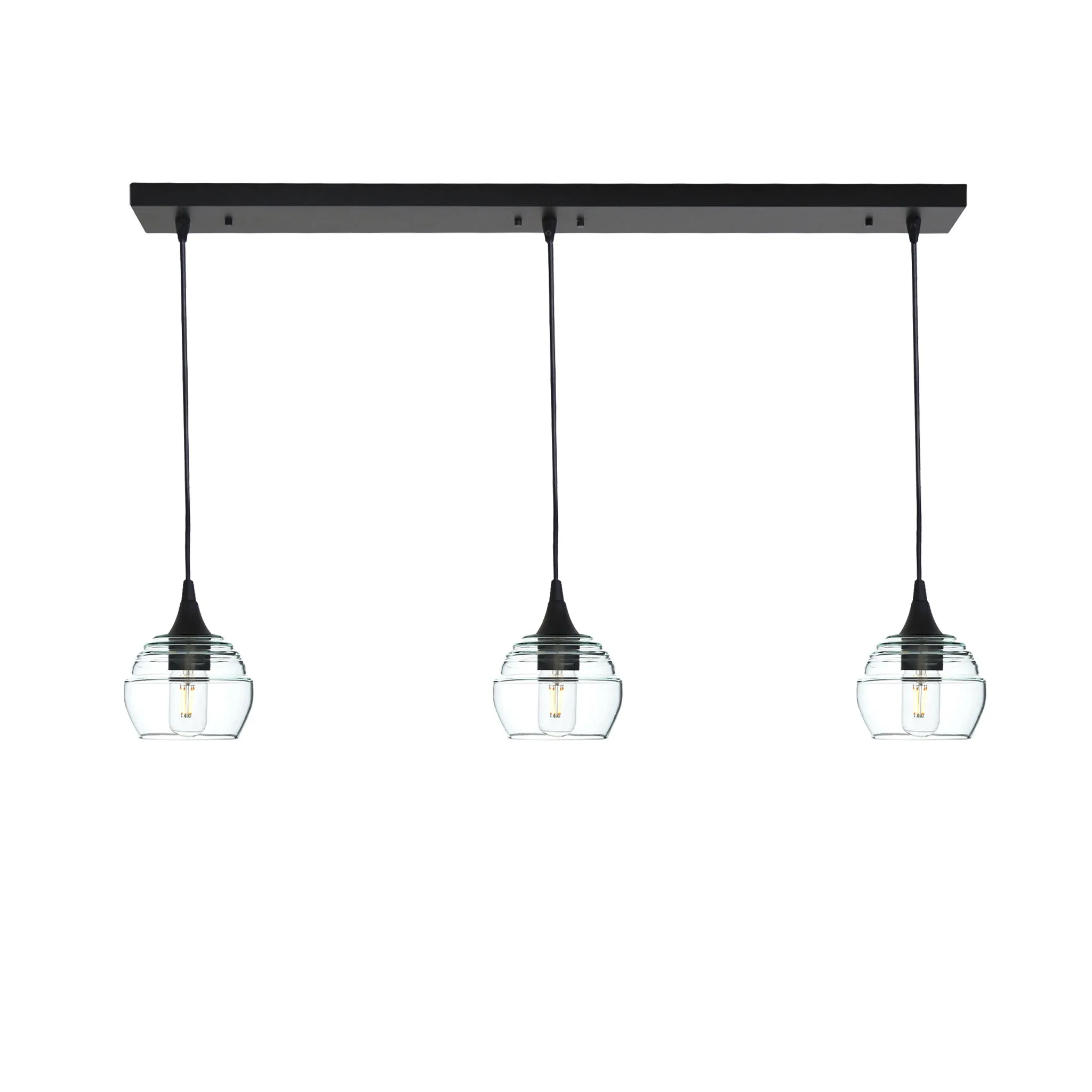 301 Lucent: 3 Pendant Linear Chandelier