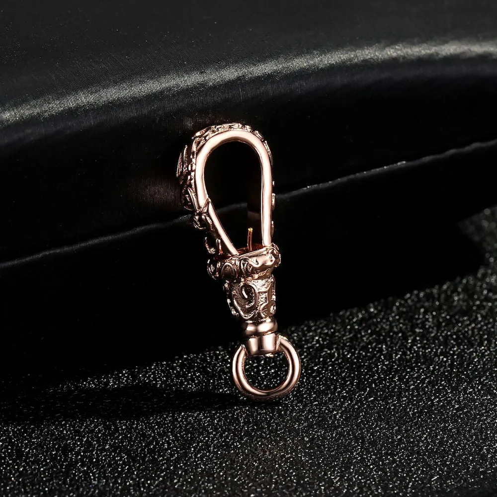 30mm Rose Gold Filled Bonded Albert Clasp 8mm/12mm