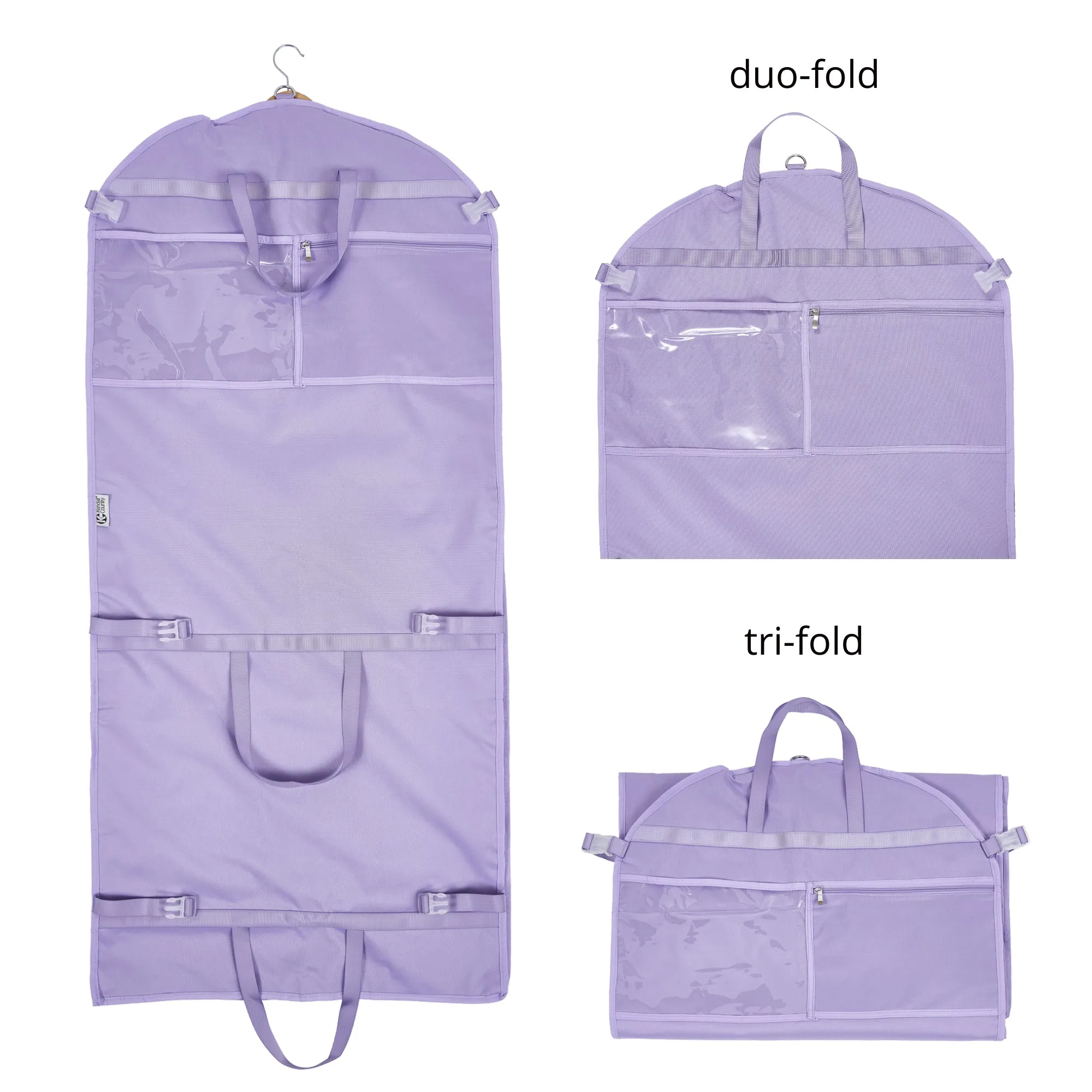 52" Waterproof Garment Bag - Lilac Purple