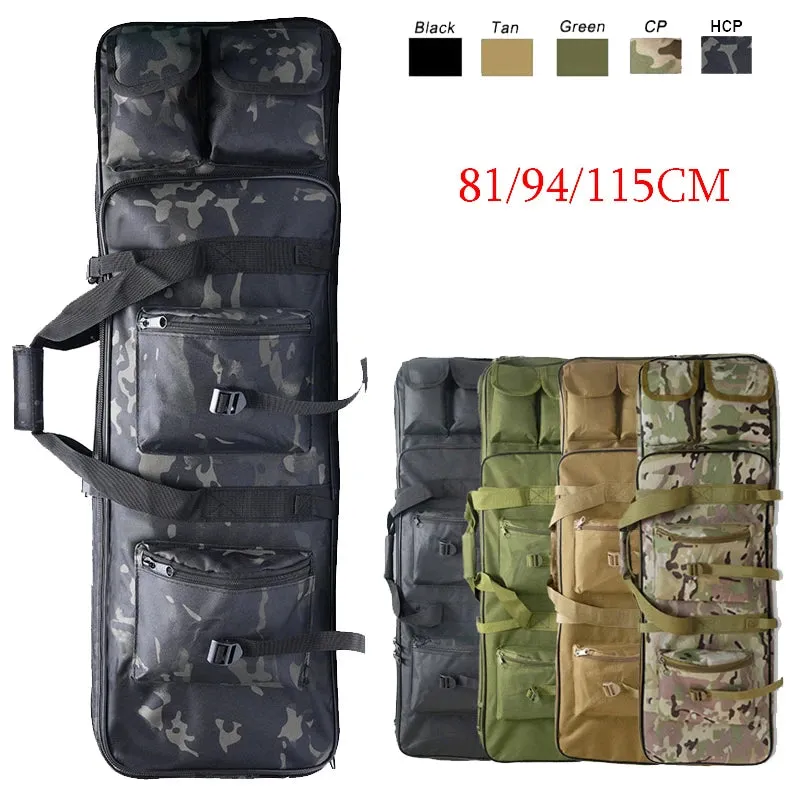 81 94 115cm Tactical Gun Bag Nylon Backpack Case Rifle Bag Sniper Airsoft Shooting Carry Shoulder Bags For Hunting Accessories