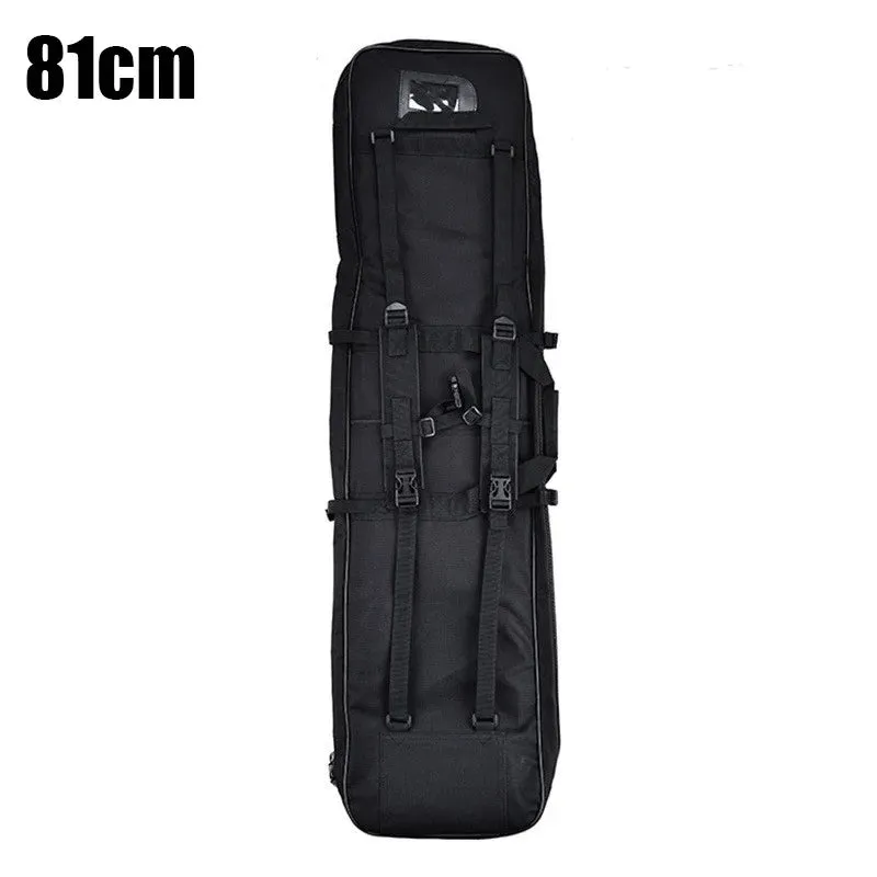 81/94/117cm Outdoor Tactical Sniper Rifle Bag Military Hunting Charge Shockproof Gun Protection Gun Bag Luya Fishing Backpack