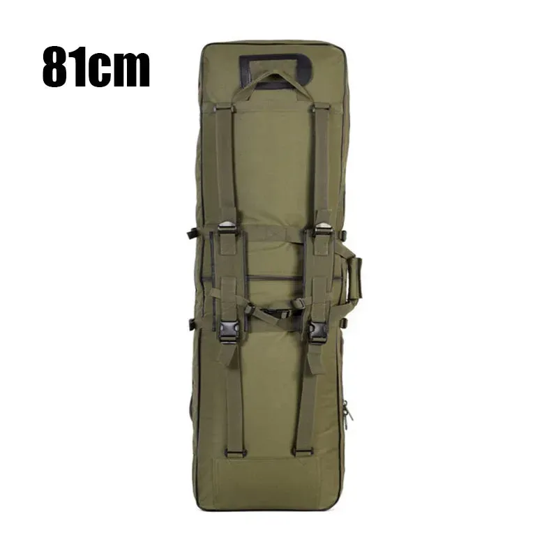 81/94/117cm Outdoor Tactical Sniper Rifle Bag Military Hunting Charge Shockproof Gun Protection Gun Bag Luya Fishing Backpack