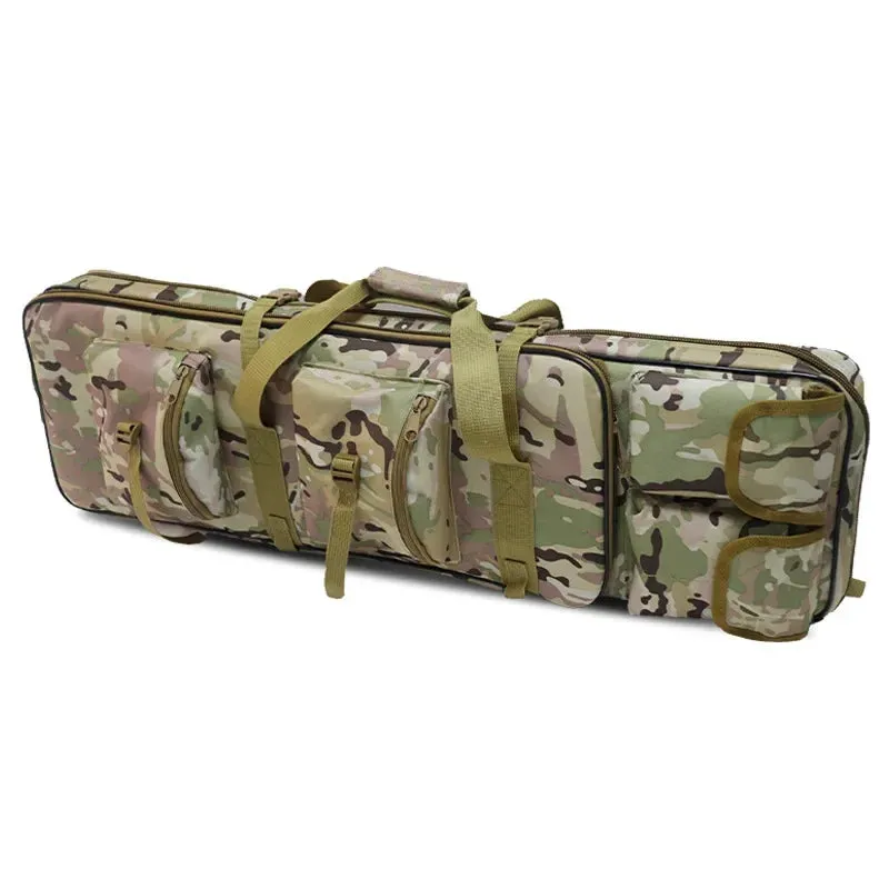 81/94/117cm Outdoor Tactical Sniper Rifle Bag Military Hunting Charge Shockproof Gun Protection Gun Bag Luya Fishing Backpack