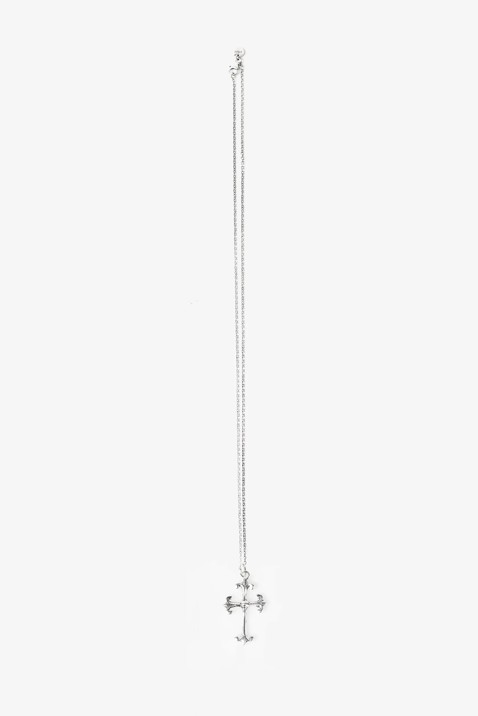 .925 Ornate Cross Necklace | Silver