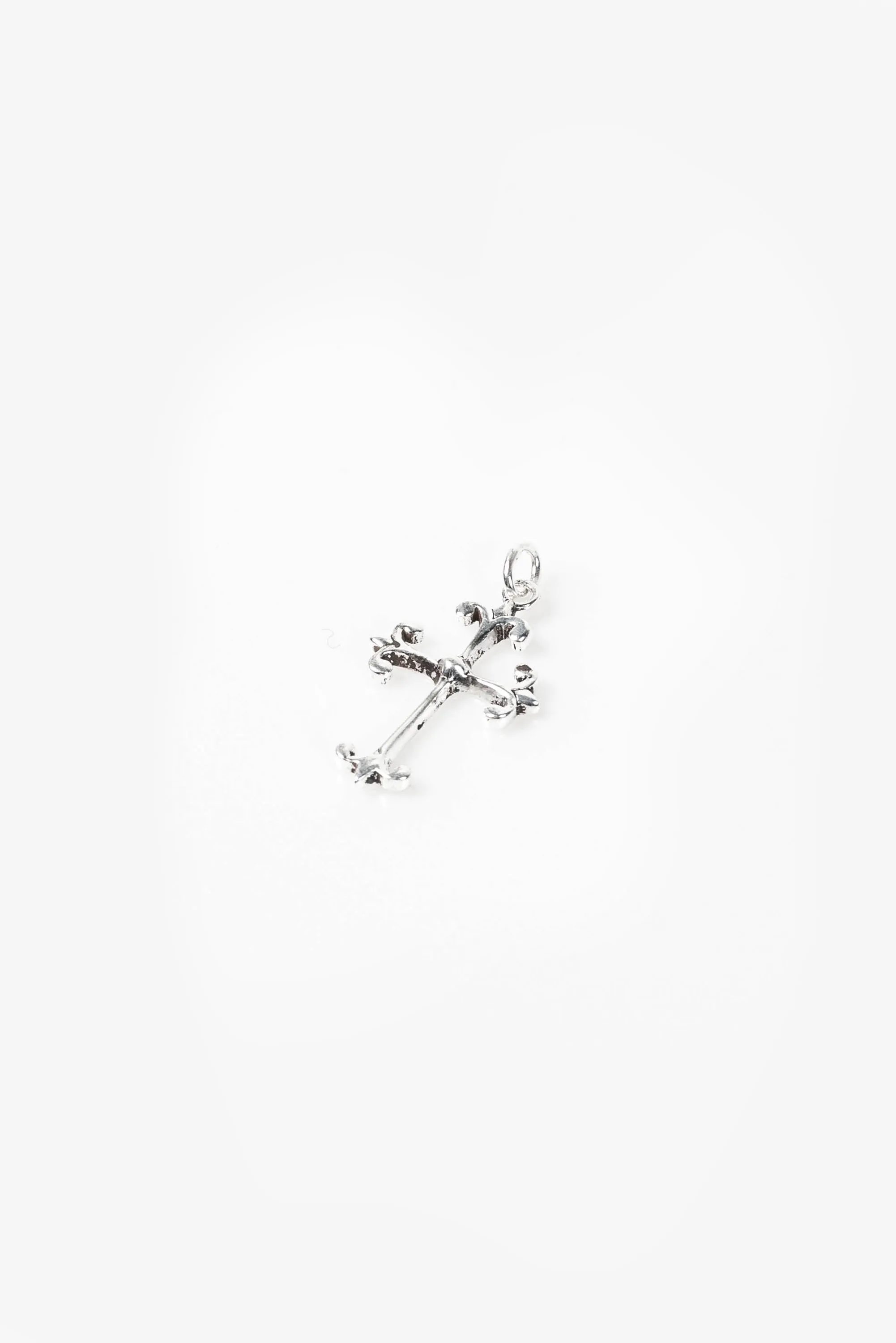 .925 Ornate Cross Necklace | Silver