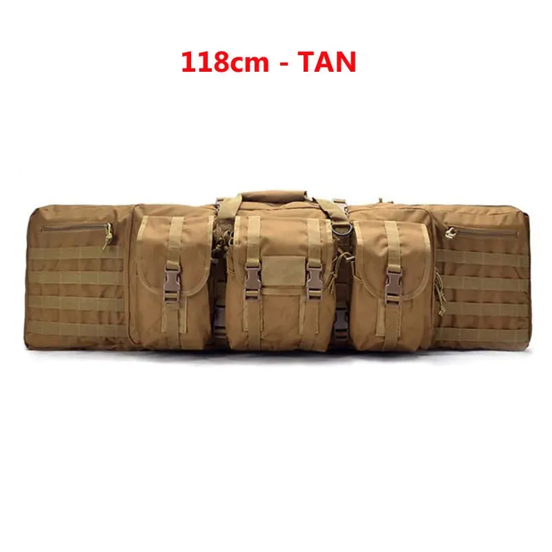 93cm 118cm 142cm Tactical Molle Gun Bag Hunting Backpack Shooting Paintball Sniper Airsoft Rifle Gun Case For Wargame