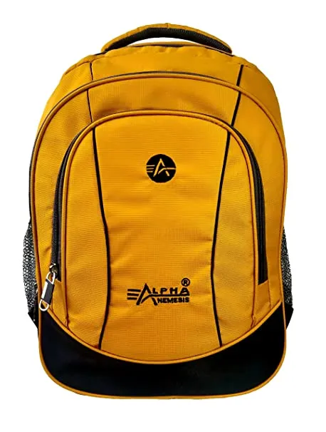 Alpha Nemesis 26 Ltrs Yellow Laptop Backpack (Bliss)