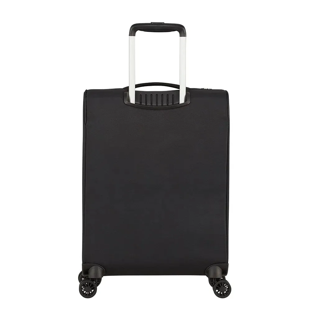 American Tourister Lite Ray Spinner 55 Expandable jet black