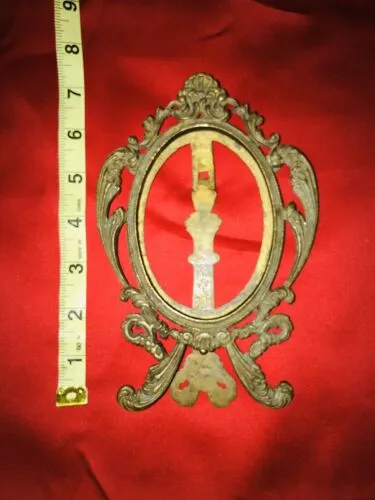 Antique Ornate Brass Picture Frame