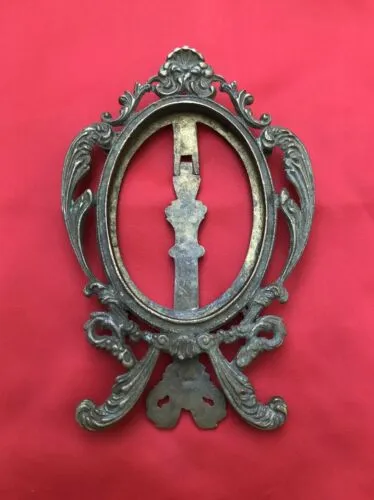 Antique Ornate Brass Picture Frame