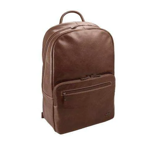 Arizona Day Tripper Backpack,Genuine Leather, 15.4 Laptop - Brown