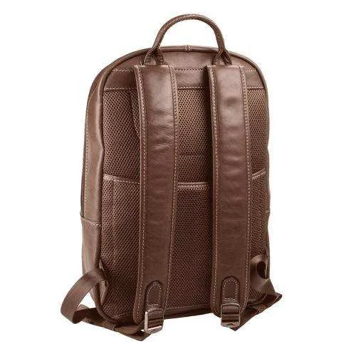 Arizona Day Tripper Backpack,Genuine Leather, 15.4 Laptop - Brown