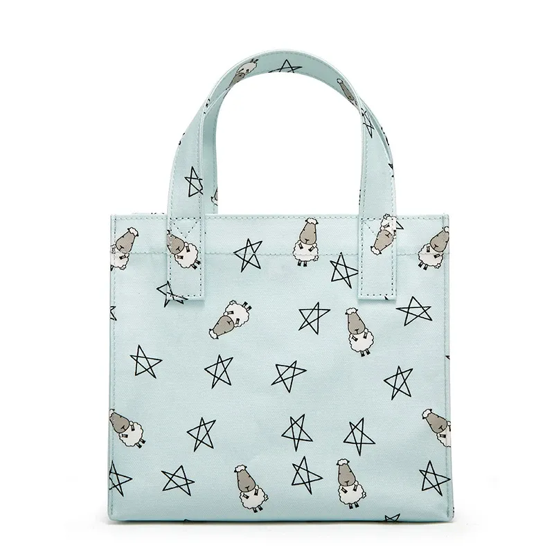 Baa Baa Sheepz Tote Bag Small Star & Sheepz Blue- Small