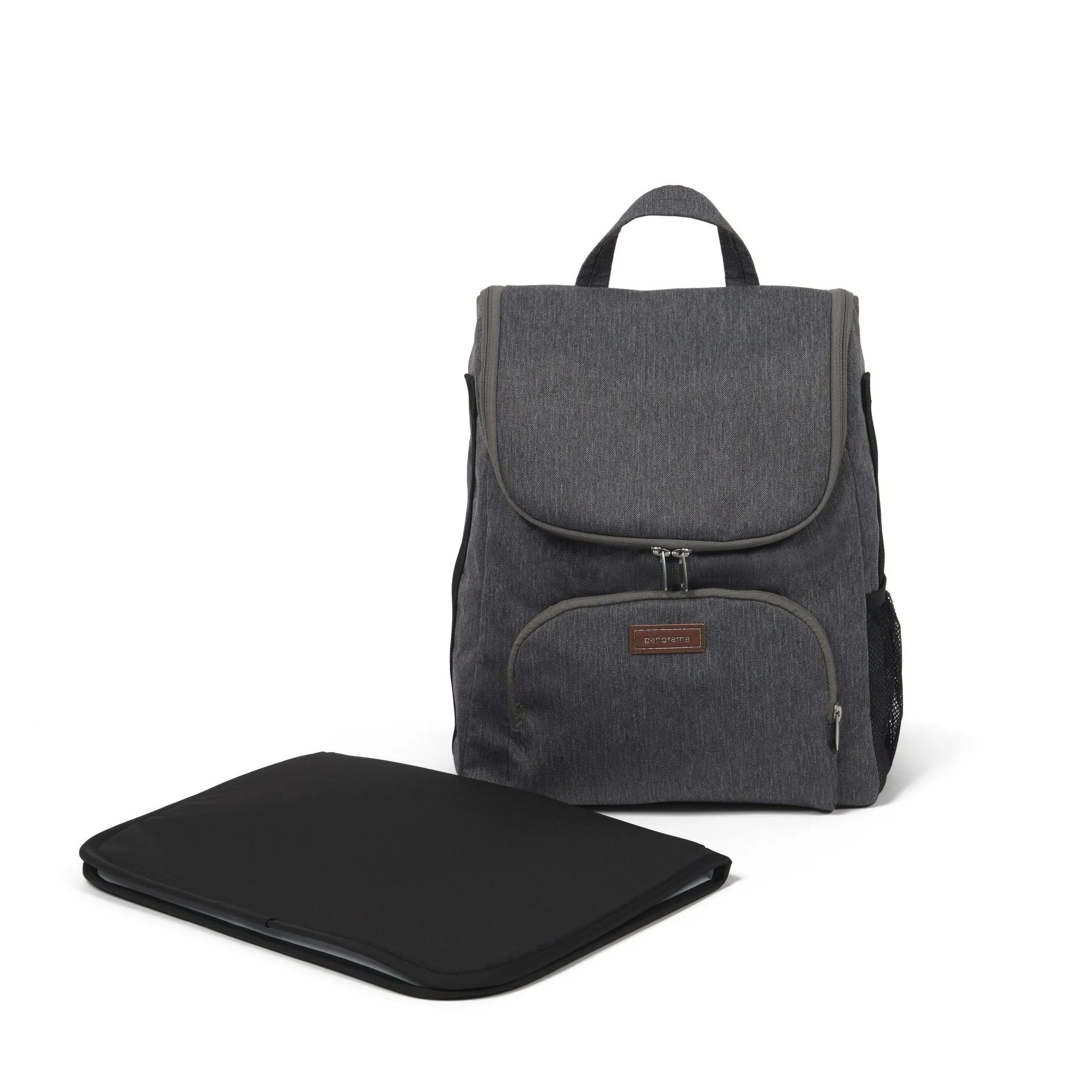 Babylo Panorama Backpack with Change Pad - Grey