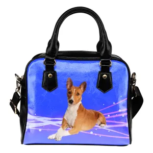 Basenji Shoulder Bag - Blue