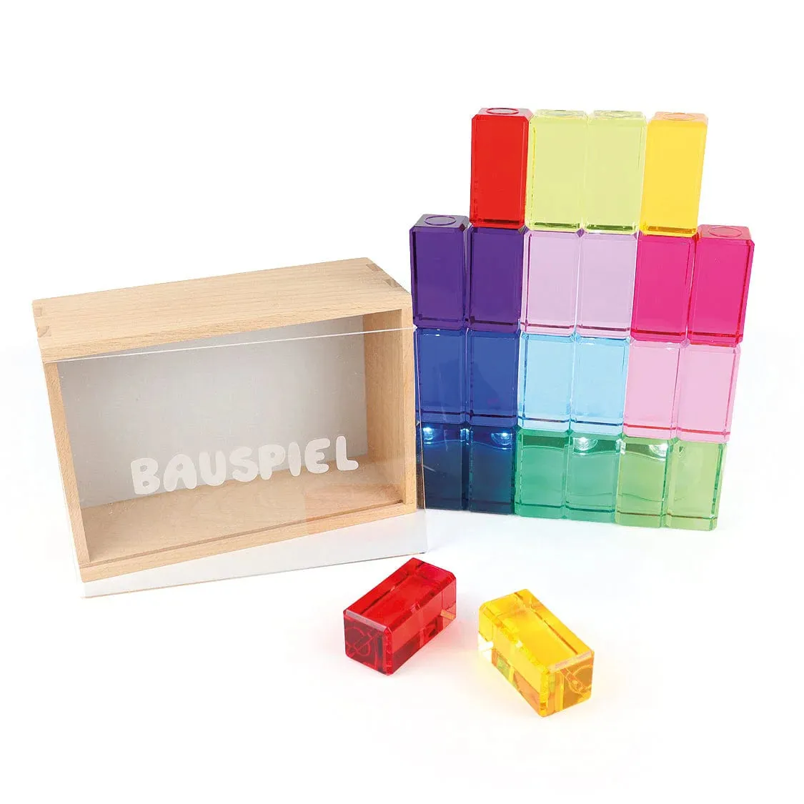 Bauspiel Luminous Blocks 24 Piece 3yrs 