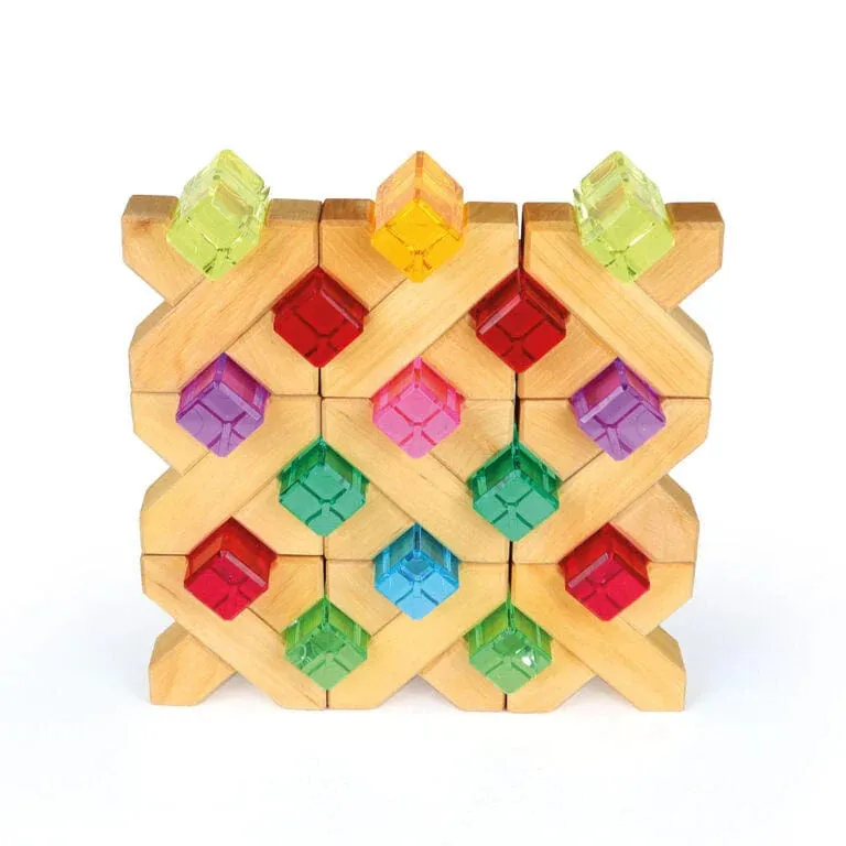 Bauspiel Luminous Blocks 24 Piece 3yrs 