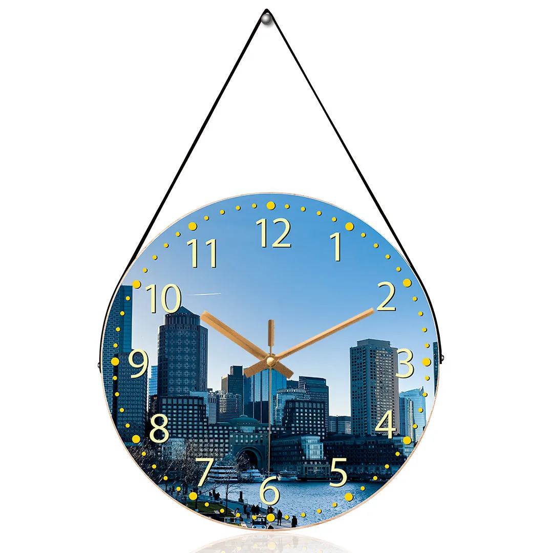 Beautiful boston city wall clock