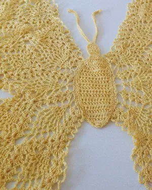 Beautiful Butterfly Doily Crochet Pattern