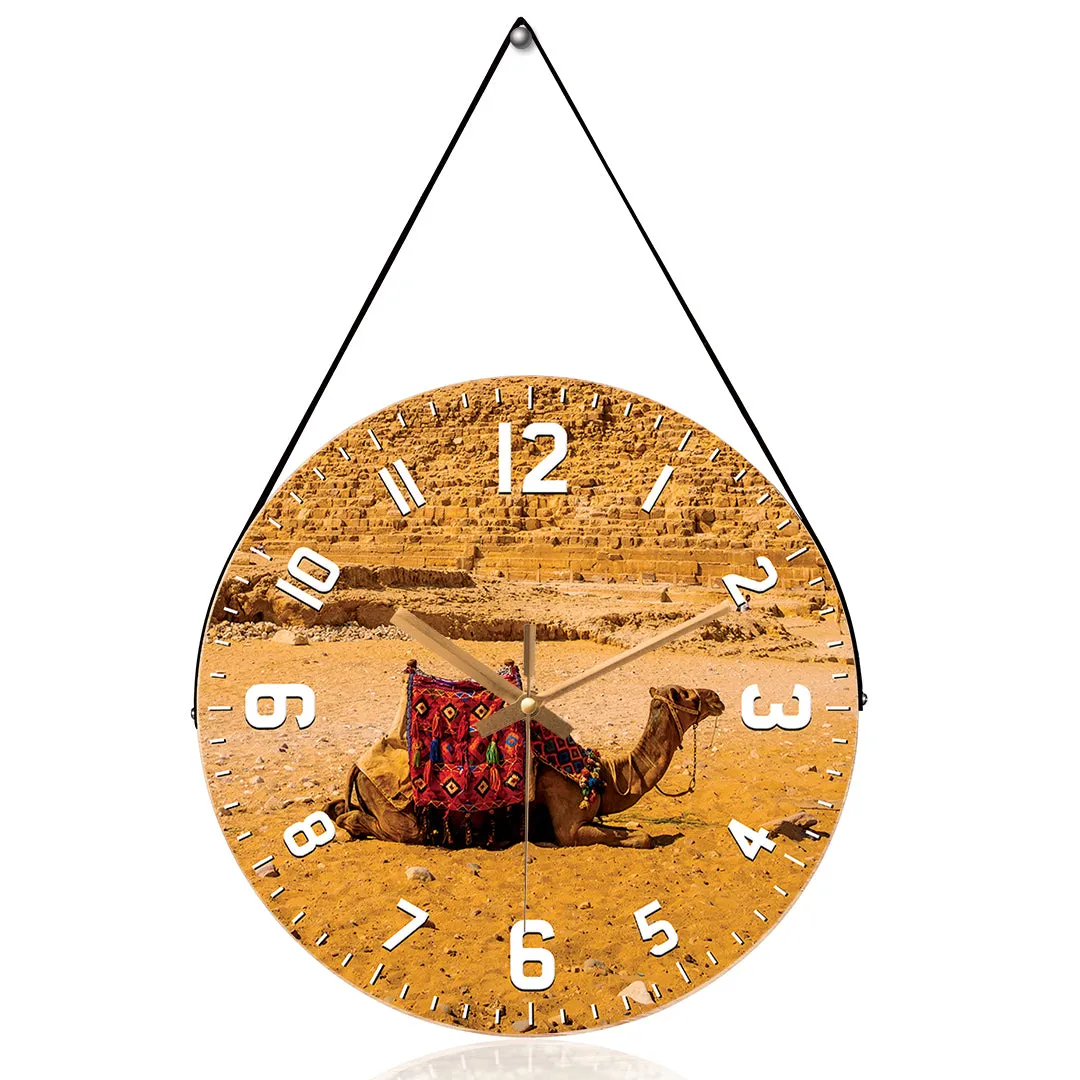 Beautiful camel sitting wall clock