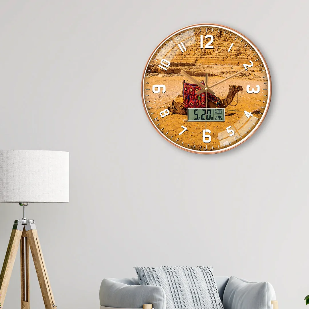 Beautiful camel sitting wall clock