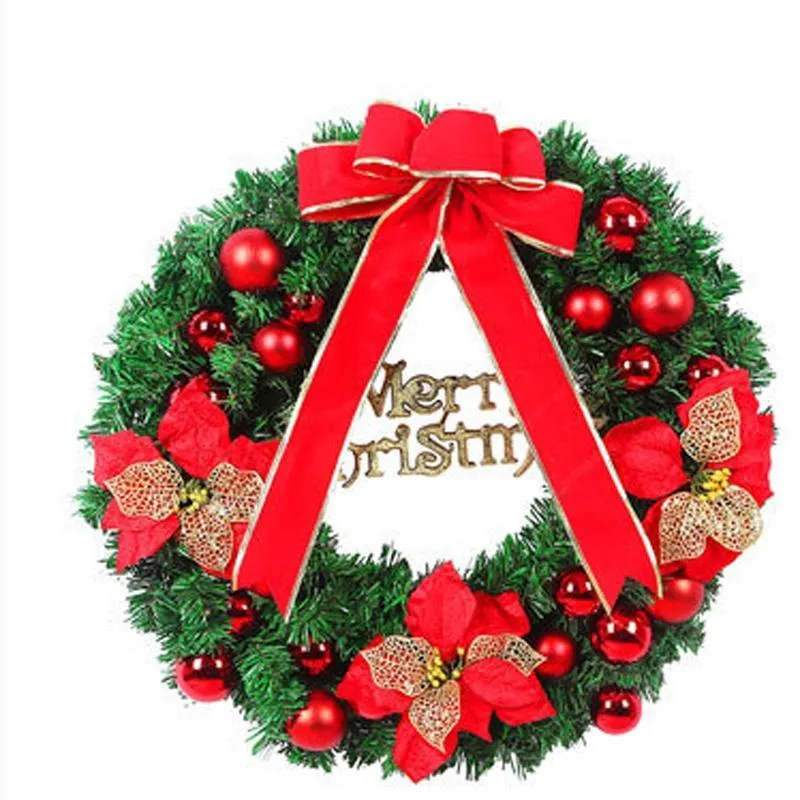 Beautiful Christmas Wreath With Ornaments