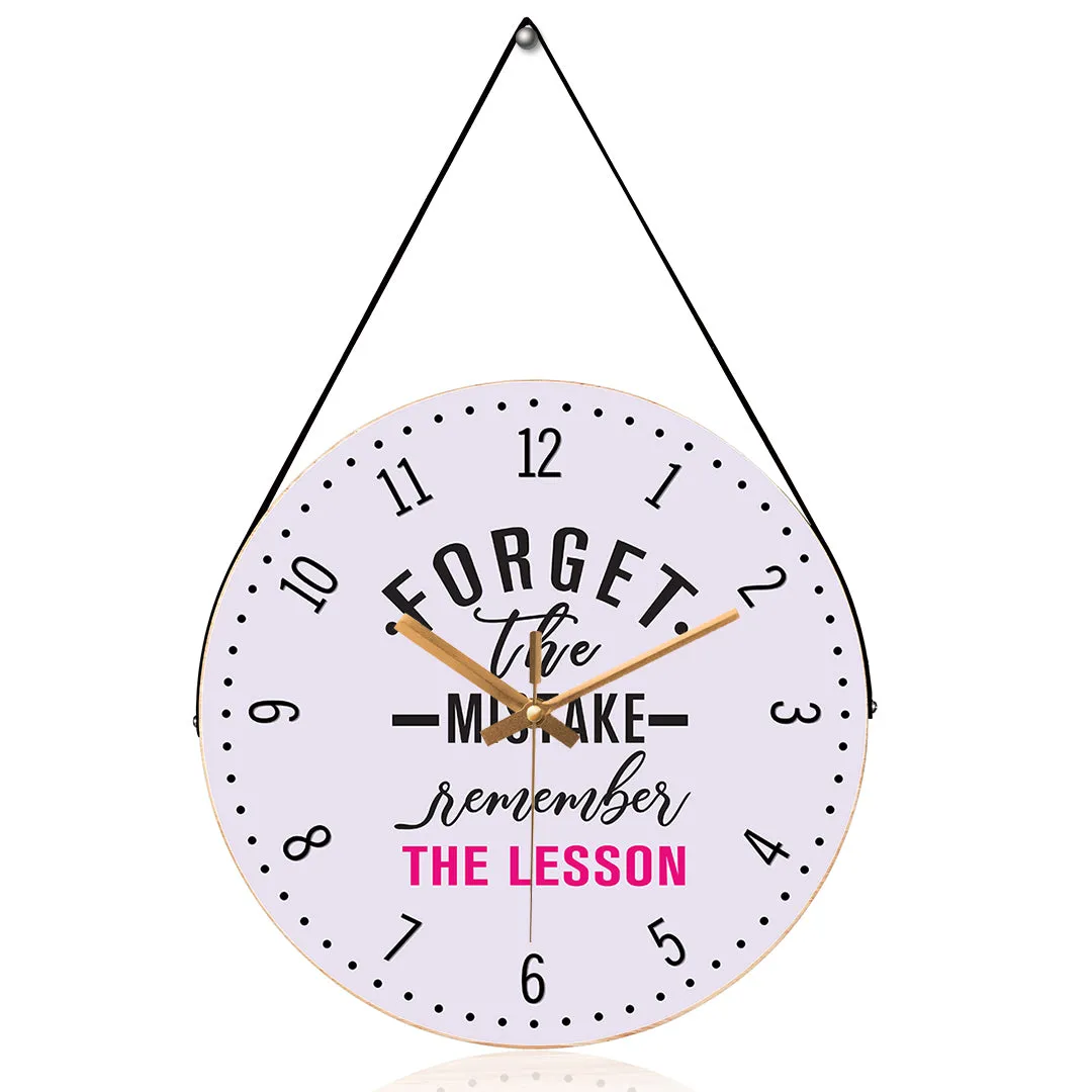 Beautiful encouraging quotes Wall Clock