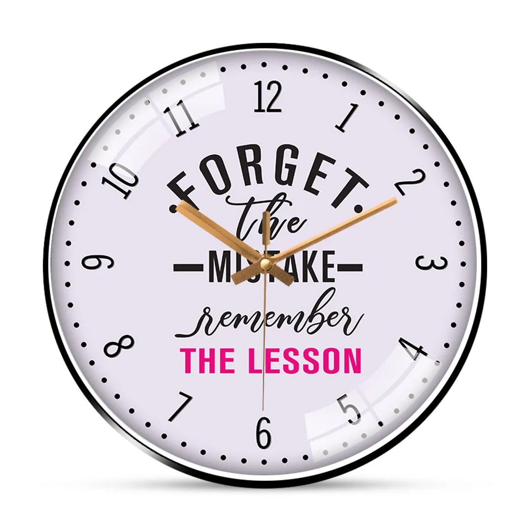 Beautiful encouraging quotes Wall Clock