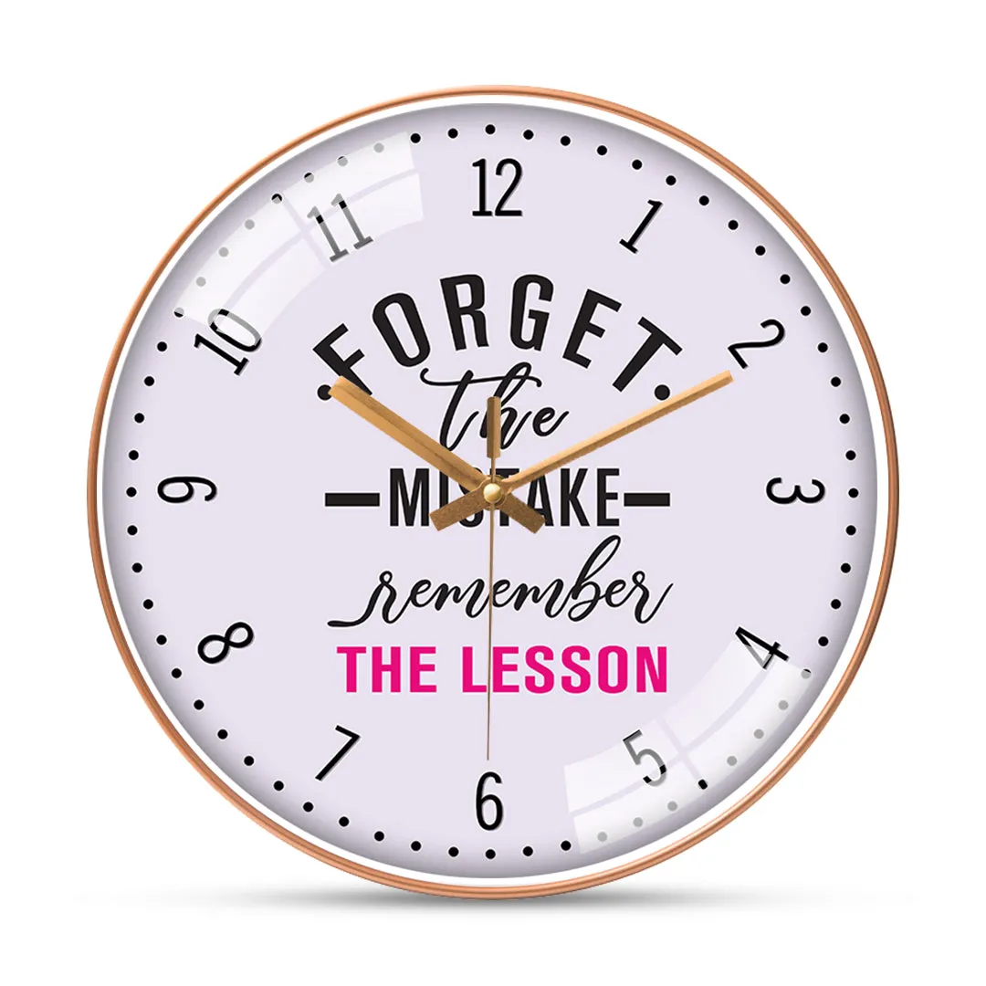 Beautiful encouraging quotes Wall Clock