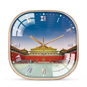 Beautiful forbidden city wall clock