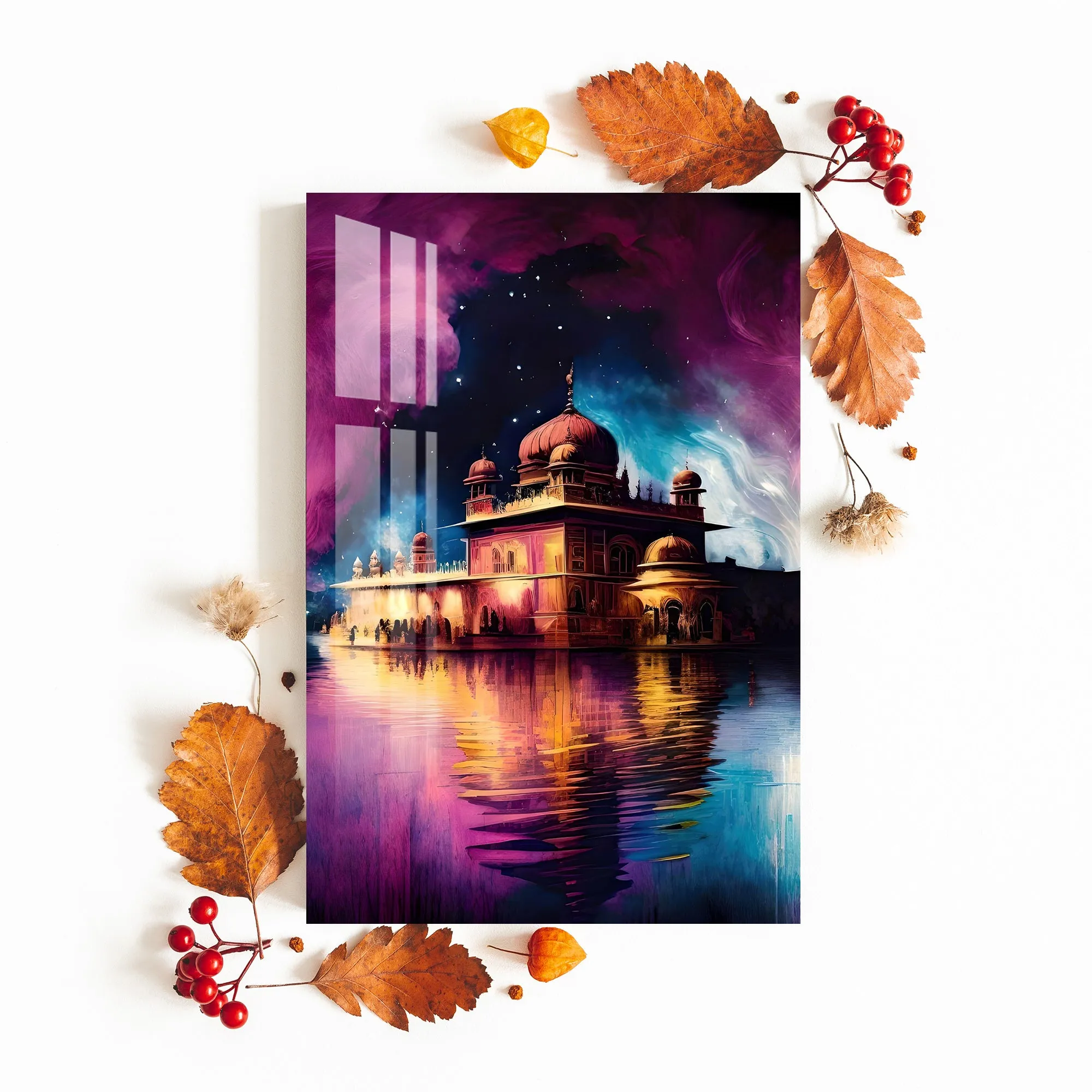 Beautiful Gurudwara Acrylic Wall Art