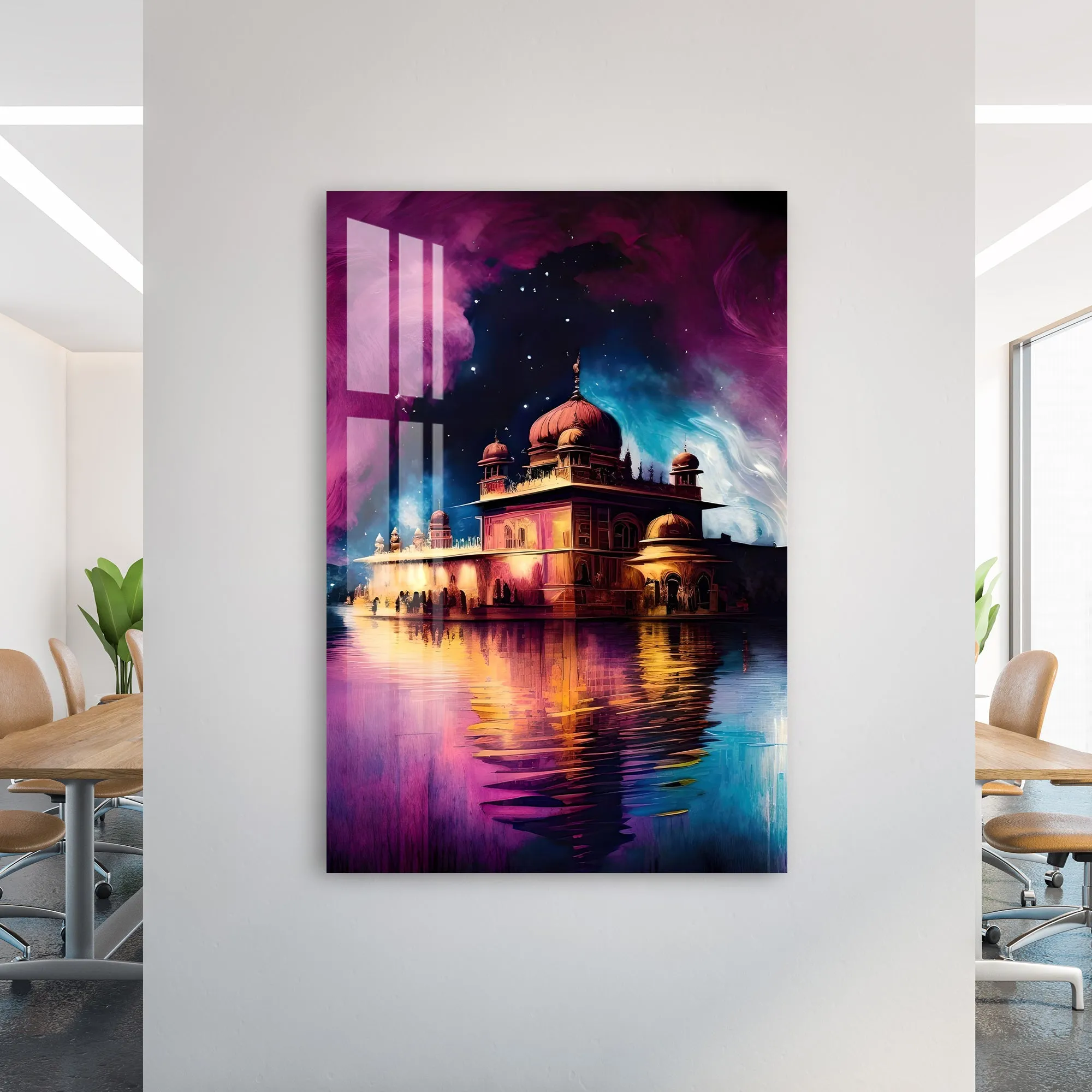 Beautiful Gurudwara Acrylic Wall Art