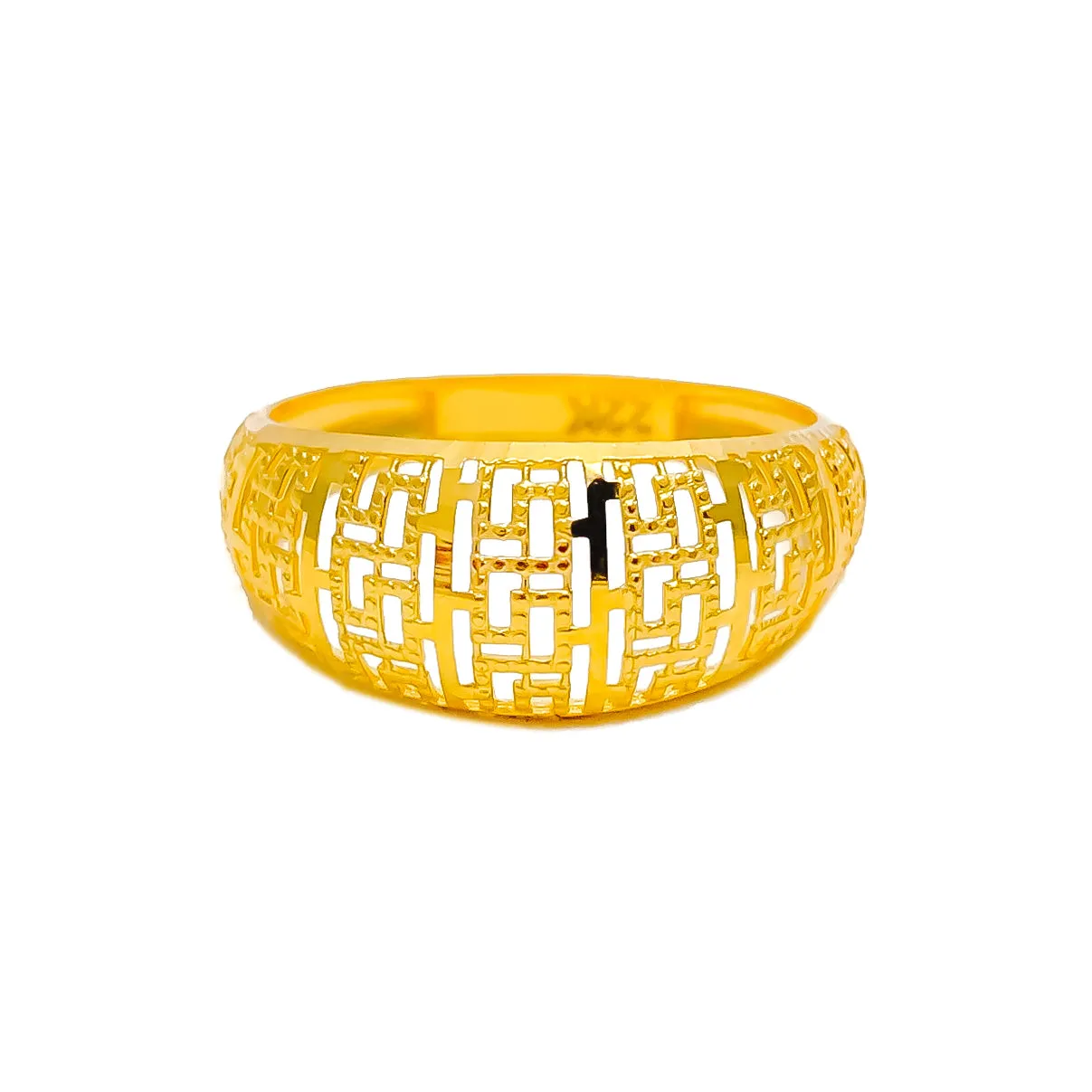 Beautiful Mesh 22k Gold Ring