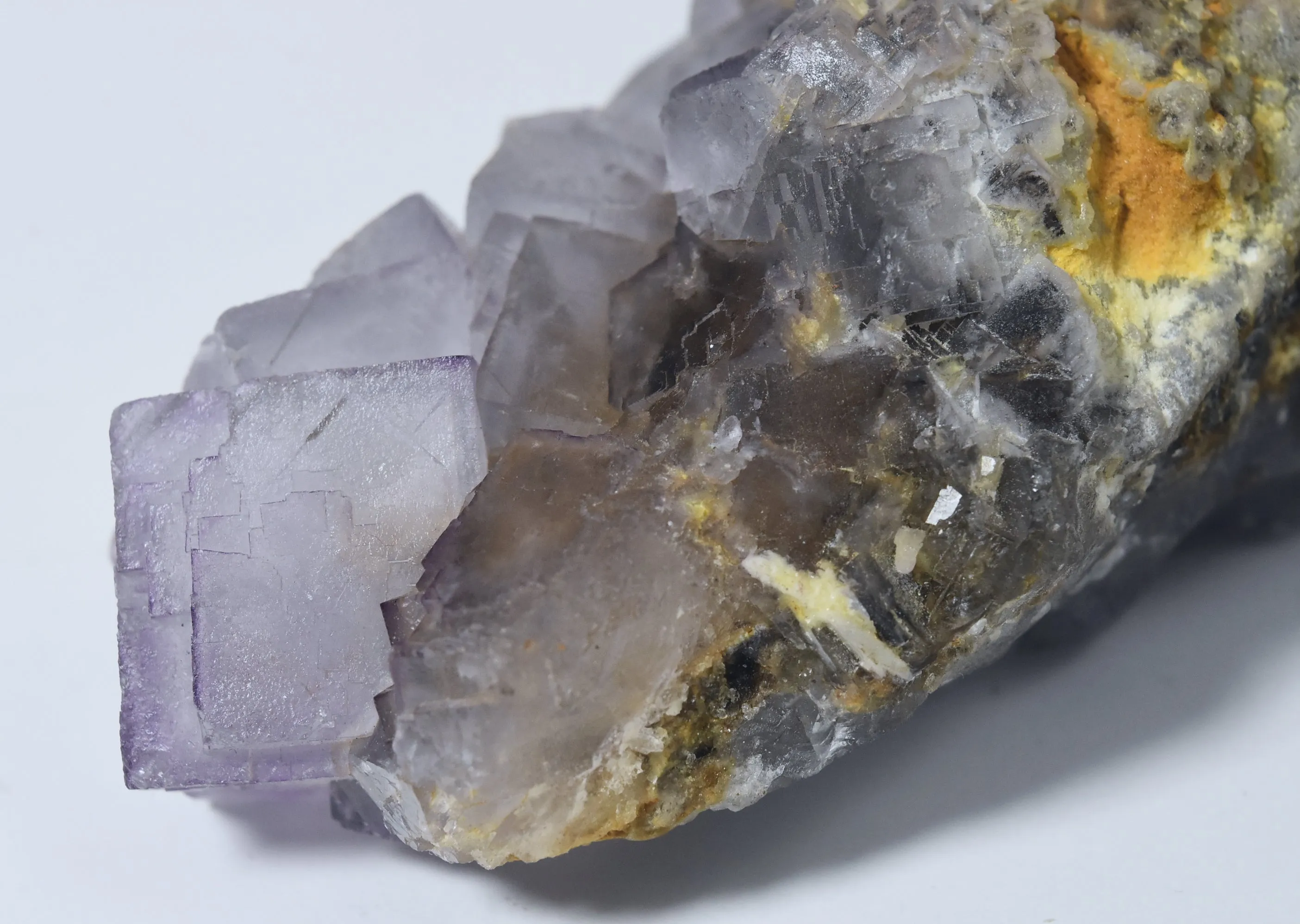 Beautiful Purple Fluorite Cluster Specimen