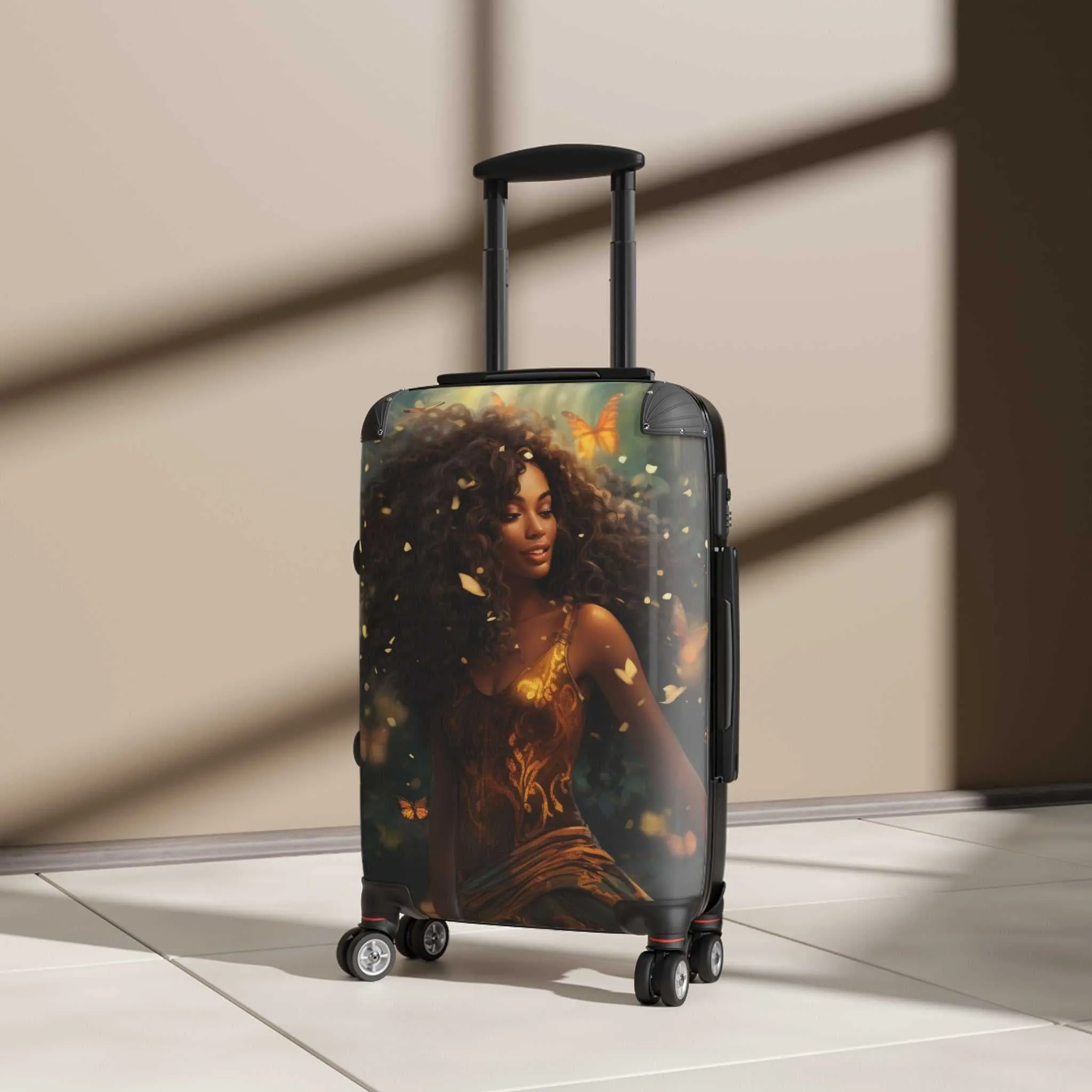 Beautiful Woman Suitcase