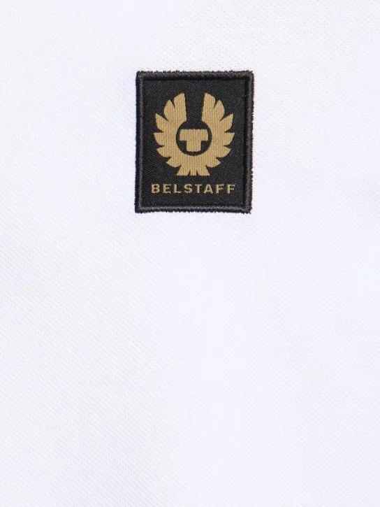 Belstaff   Logo cotton piquet polo 