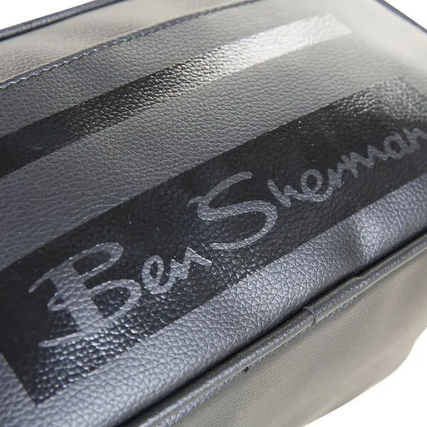 Ben Sherman Stripe MOD PU Wash Bag