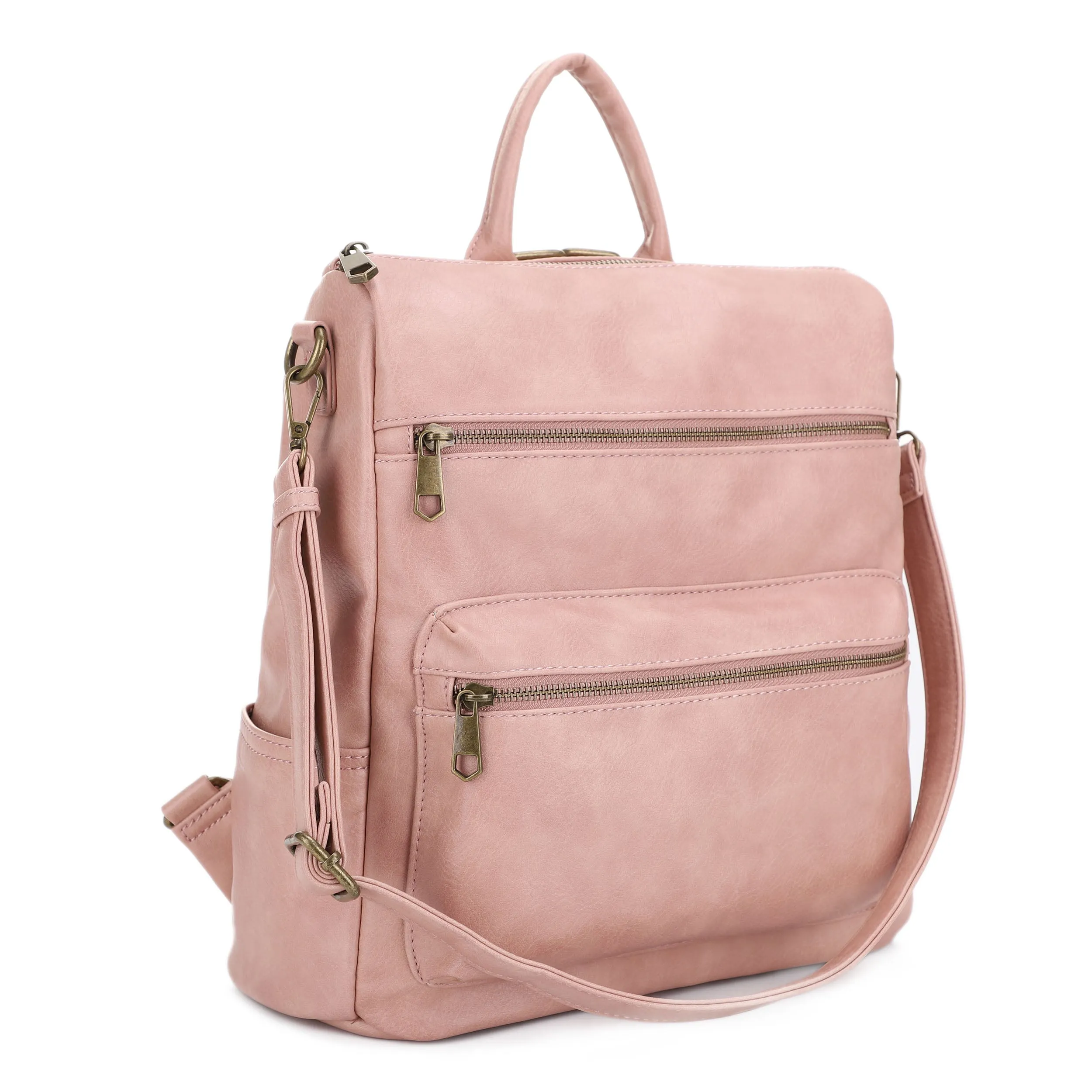 Bernice Double Front Zipper Backpack