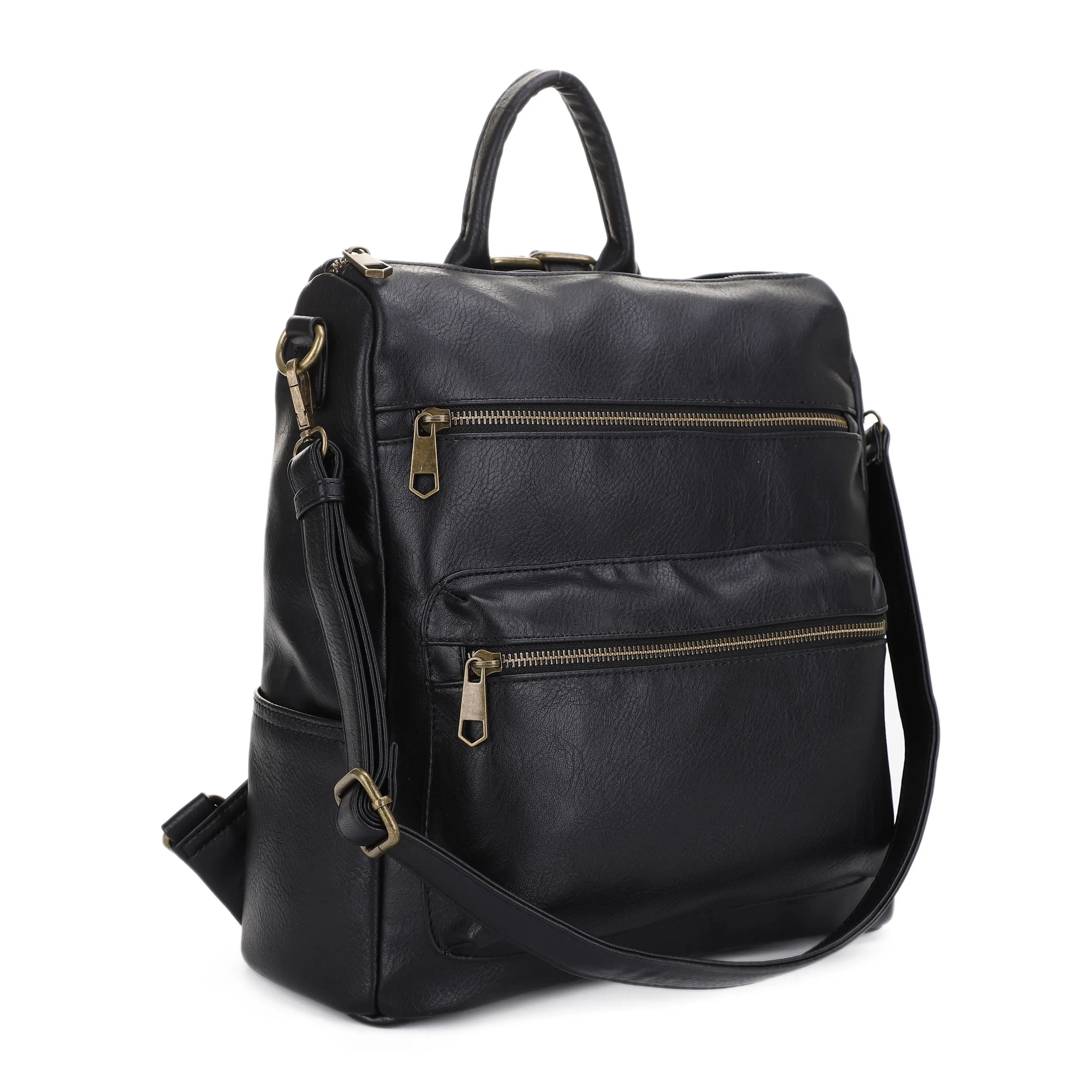 Bernice Double Front Zipper Backpack