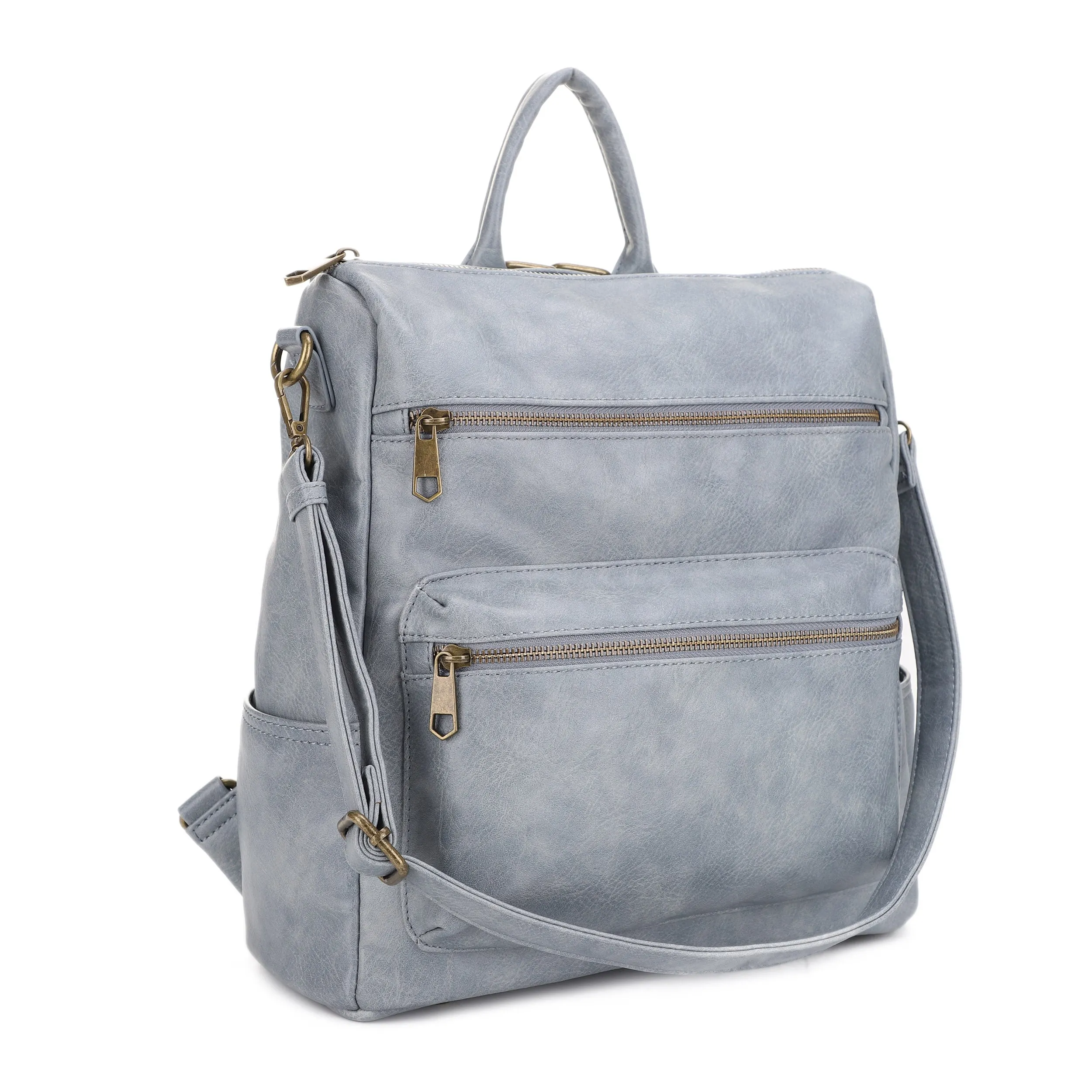 Bernice Double Front Zipper Backpack