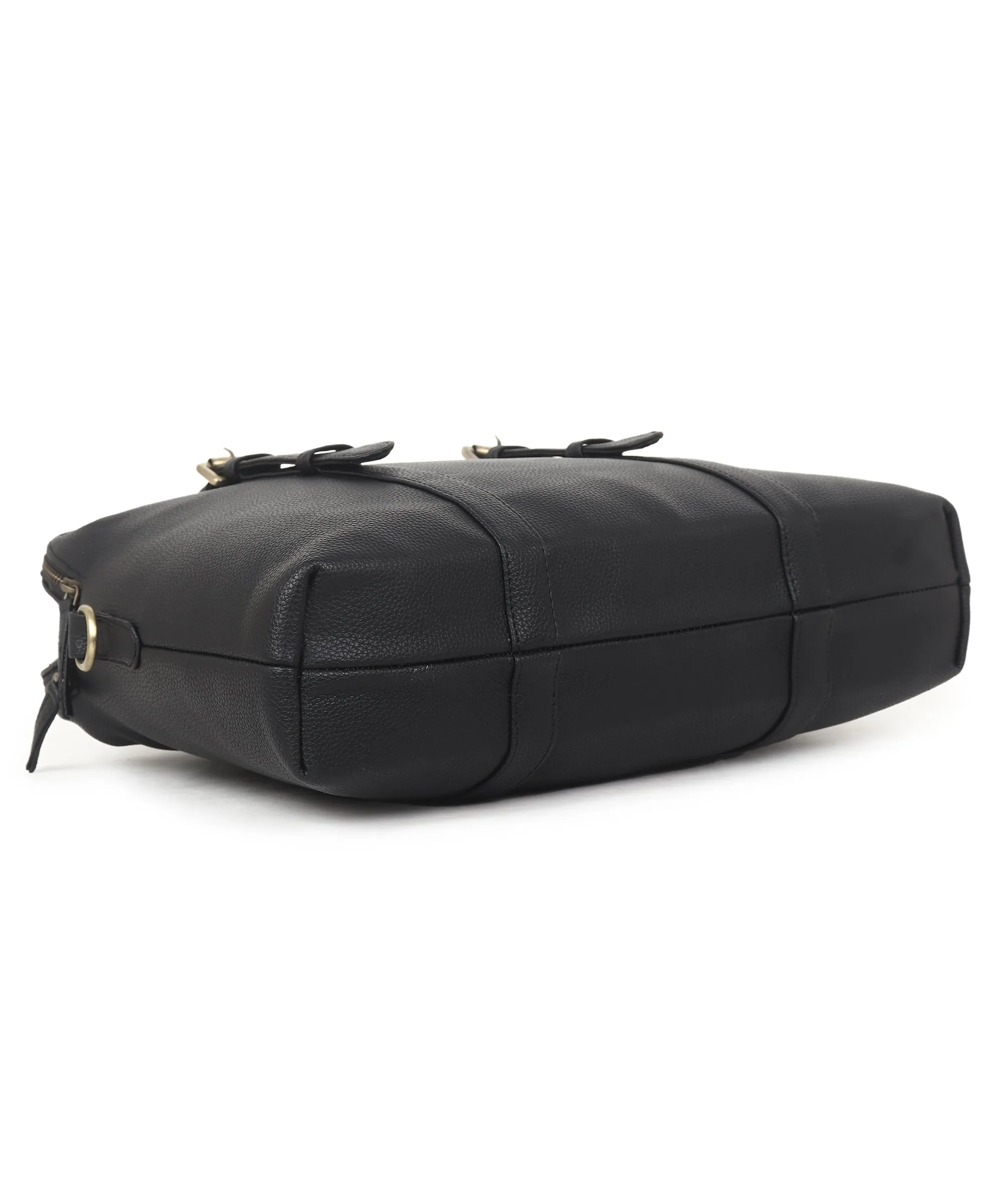 Black Multicompartment Laptop Bag for Men