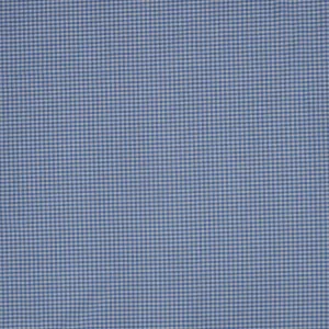 Blue and White Gingham 1/8" Cotton Blended Broadcloth