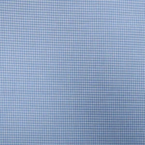 Blue And White Shepards Check Cotton Blended Broadcloth